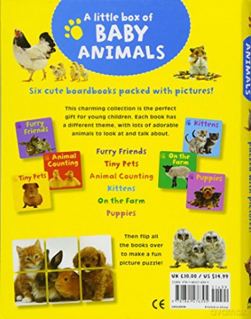 A Little Box of Baby Animals: Six Cute Boardbooks Packed with Pictures! [KSIĄŻKA]