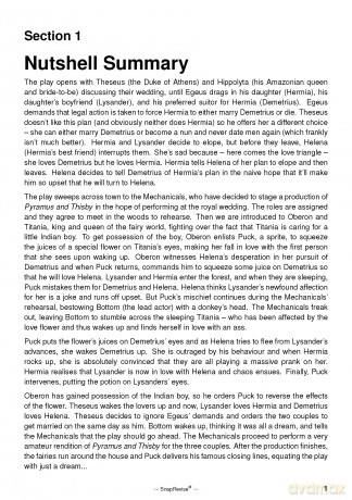 A Midsummer Night's Dream Text Guide: A-Level English Literature Revision Book | Includes Analysis, Key Quotes, Character Insights, and Sample Essays for Top Grades [KSIĄŻKA]