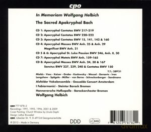 Alsfelder Vokalensemble: Bach - The Sacred Apocryphal [8CD]