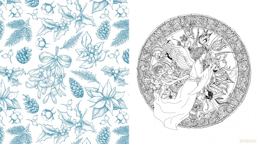 A Victorian Christmas Coloring Book: Color in the Nostalgic Traditions of Yule Times Past - More than 100 Pages to Color [KSIĄŻKA]