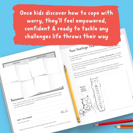 A Workbook for Kids Who Worry: Fun Activities to Help Children Face Their Fears and Build a Flexible Mindset Using Acceptance and Commitment Therapy [KSIĄŻKA]