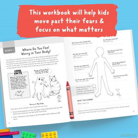 A Workbook for Kids Who Worry: Fun Activities to Help Children Face Their Fears and Build a Flexible Mindset Using Acceptance and Commitment Therapy [KSIĄŻKA]