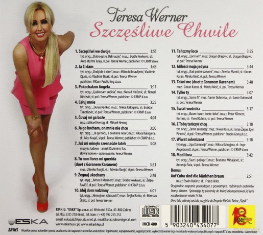 Teresa Werner: Szczęśliwe Chwile (digipack) [CD]