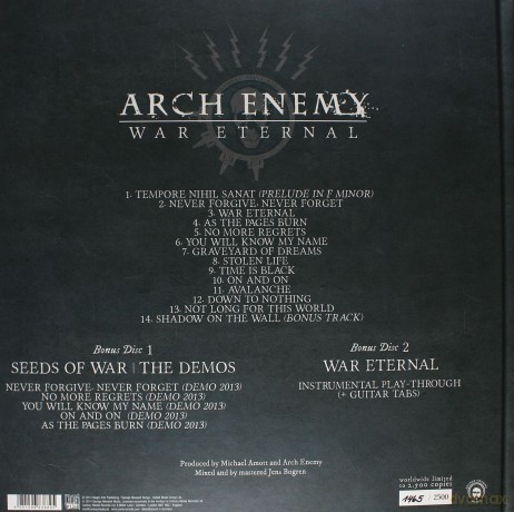 Arch Enemy: War Eternal Ltd. (Super Deluxe) [3CD]
