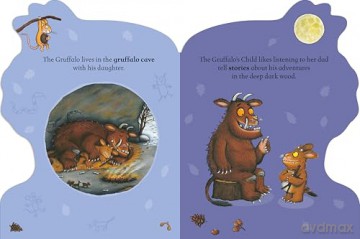 All About the Gruffalo: A shaped board book, perfect for little paws! [KSIĄŻKA]