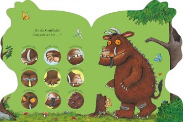 All About the Gruffalo: A shaped board book, perfect for little paws! [KSIĄŻKA]