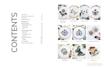 An Introduction to Whitework Embroidery with Colour: 10 stunning projects with reusable iron-on transfers [KSIĄŻKA]
