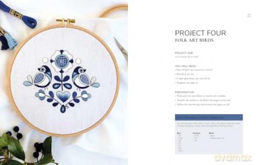 An Introduction to Whitework Embroidery with Colour: 10 stunning projects with reusable iron-on transfers [KSIĄŻKA]