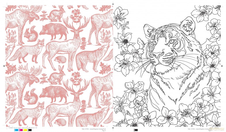 Animal Kingdom Coloring Book: Color Nature's Most Remarkable Creatures - Over 100 Pages to Color! [KSIĄŻKA]