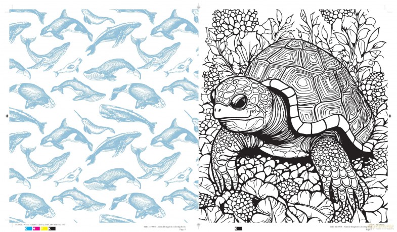 Animal Kingdom Coloring Book: Color Nature's Most Remarkable Creatures - Over 100 Pages to Color! [KSIĄŻKA]