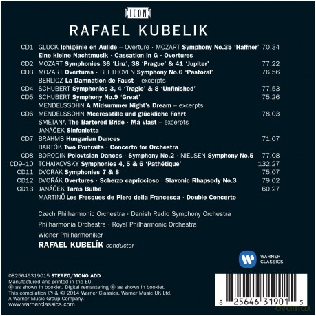 Rafael Kubelik: Icon - Rafael Kubelik [13CD]