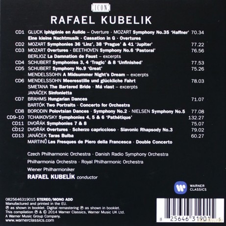 Rafael Kubelik: Icon - Rafael Kubelik [13CD]