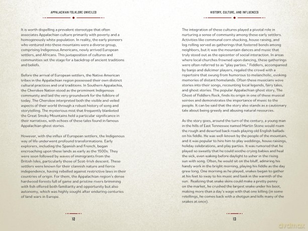 Appalachian Folklore Unveiled: Mysterious Happenings of Folk Spirits and Mystic Shades from the Ancient Foothills [KSIĄŻKA]