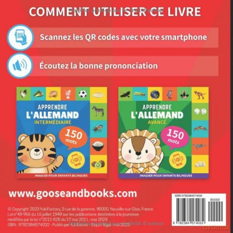 Apprendre l'allemand - 150 mots avec prononciation - Débutant: Imagier pour enfants bilingues [KSIĄŻKA]