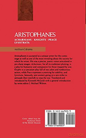 Aristophanes Plays: 1: Acharnians; Knights; Peace; Lysistrata: v.1 [KSIĄŻKA]