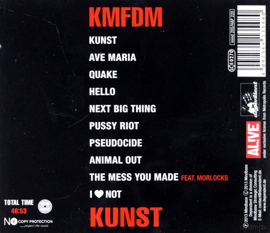 Kmfdm: Kunst [CD]