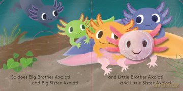 Baby Axolotl: Finger Puppet Book [KSIĄŻKA]
