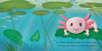 Baby Axolotl: Finger Puppet Book [KSIĄŻKA]