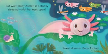 Baby Axolotl: Finger Puppet Book [KSIĄŻKA]