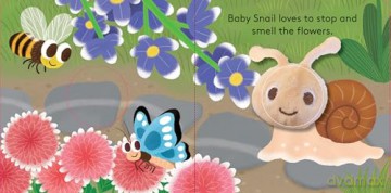 Baby Snail: Finger Puppet Book [KSIĄŻKA]