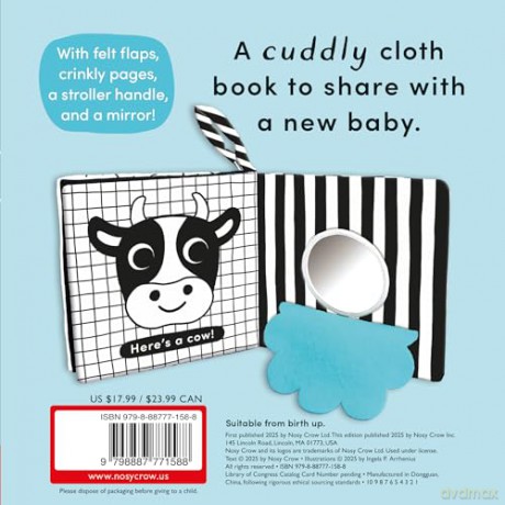 Baby's First Cloth Book: Cuddly Sheep [KSIĄŻKA]