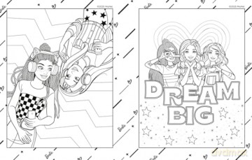 Barbie Dream Team Colouring Book: Brand new colouring book, perfect for Barbie fans aged 3, 4, 5, 6, 7 years [KSIĄŻKA]