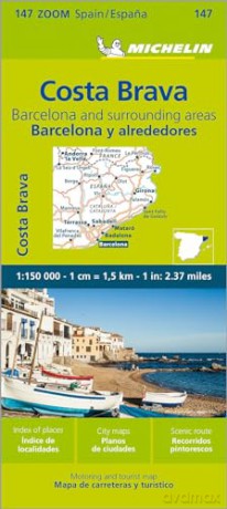 Barcelona y Alrededores Costa Brava - Zoom Map 147: Map [KSIĄŻKA]
