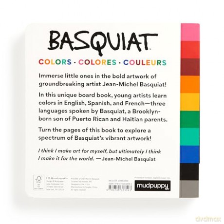 Basquiat Colors Board Book: English - Spanish - French [KSIĄŻKA]