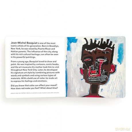 Basquiat Colors Board Book: English - Spanish - French [KSIĄŻKA]