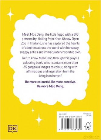 Be More Moo Deng: The Unofficial Colouring Book [KSIĄŻKA]