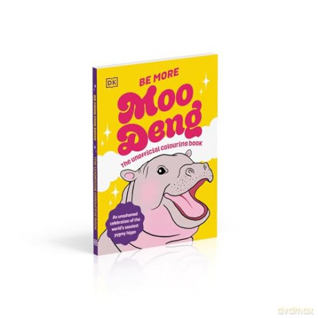 Be More Moo Deng: The Unofficial Colouring Book [KSIĄŻKA]