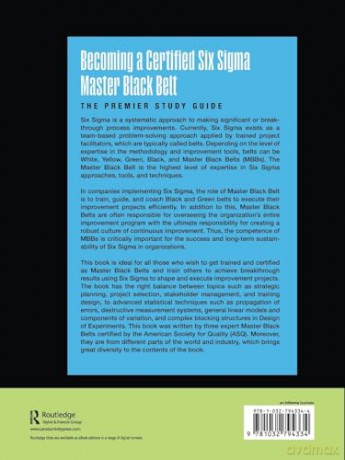 Becoming a Certified Six Sigma Master Black Belt: The Premier Study Guide [KSIĄŻKA]