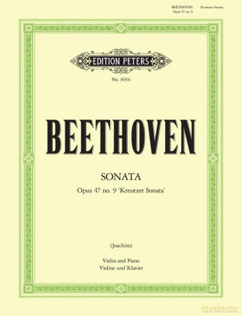 Beethoven: Sonata in A Op.47 'Kreutzer' [KSIĄŻKA]