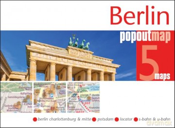 Berlin PopOut Map: Pocket sized, pop up map of Berlin city centre [KSIĄŻKA]