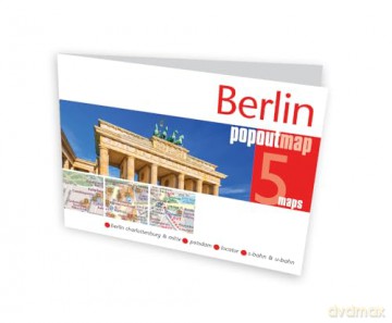 Berlin PopOut Map: Pocket sized, pop up map of Berlin city centre [KSIĄŻKA]