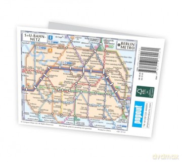 Berlin PopOut Map: Pocket sized, pop up map of Berlin city centre [KSIĄŻKA]