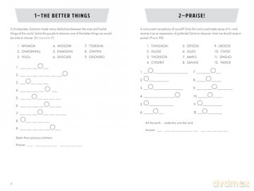 Bible Word Scrambles: More Than 200 Puzzles! [KSIĄŻKA]