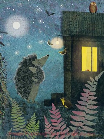 Big Hedgehog and Little Hedgehog Take an Evening Stroll [KSIĄŻKA]