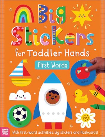 Big Stickers for Toddler Hands: First Words [KSIĄŻKA]