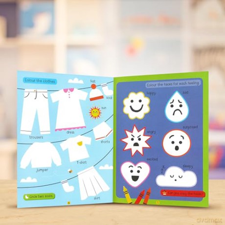 Big Stickers for Toddler Hands: First Words [KSIĄŻKA]