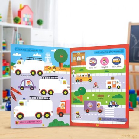 Big Stickers for Toddler Hands: Things That Go [KSIĄŻKA]