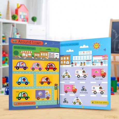 Big Stickers for Toddler Hands: Things That Go [KSIĄŻKA]