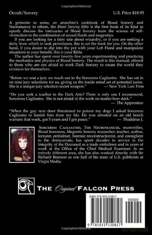 Blood Sorcery Bible Volume 1: Rituals in Necromancy [KSIĄŻKA]