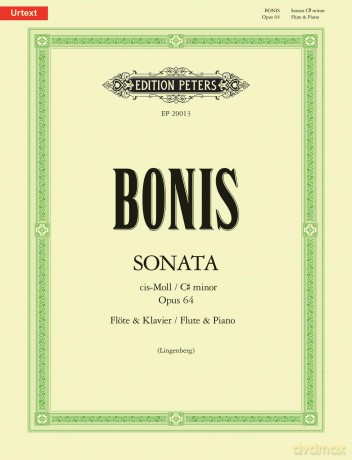 Bonis: Sonata for Flute and Piano in C-sharp minor Op. 64 [KSIĄŻKA]