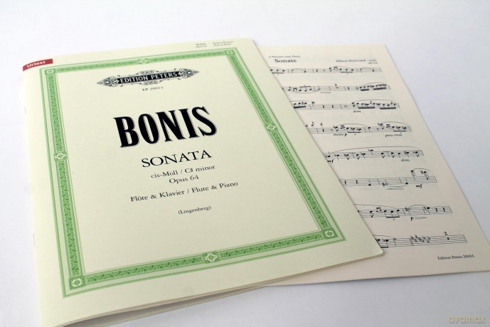 Bonis: Sonata for Flute and Piano in C-sharp minor Op. 64 [KSIĄŻKA]