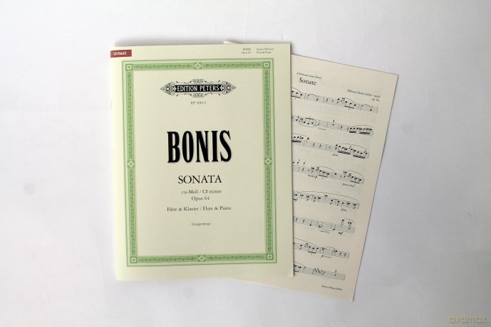 Bonis: Sonata for Flute and Piano in C-sharp minor Op. 64 [KSIĄŻKA]