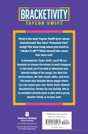 Bracketivity Taylor Swift: 100% Unofficial Bracket Activity Book [KSIĄŻKA]