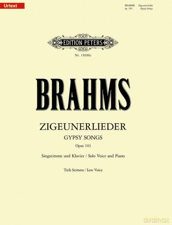 Brahms: 8 Gypsy Songs Op. 103 [KSIĄŻKA]