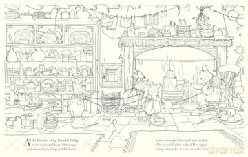 Brambly Hedge: Festive Colouring Book: A magically festive colouring book for children and adults alike packed with classic illustrations for all [KSIĄŻKA]