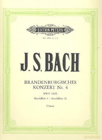 Brandenburg Concerto No. 4 in G Minor, Bwv 1049 [KSIĄŻKA]
